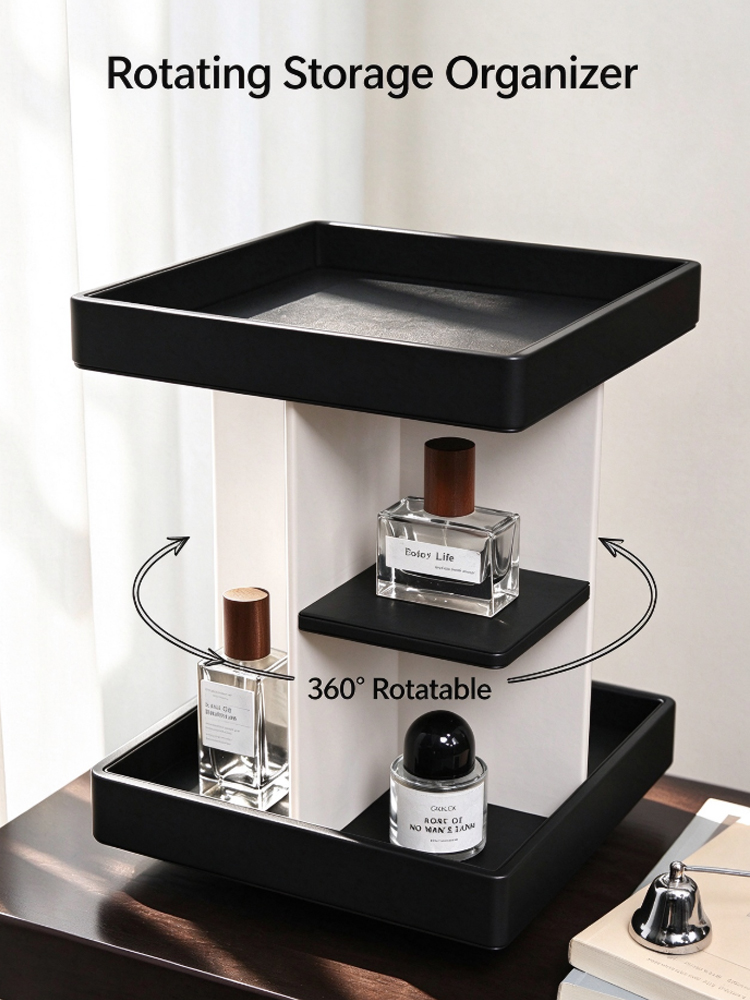 Luxury Skincare Tools - 360 ° Rak Penyimpanan Kosmetik Mewah