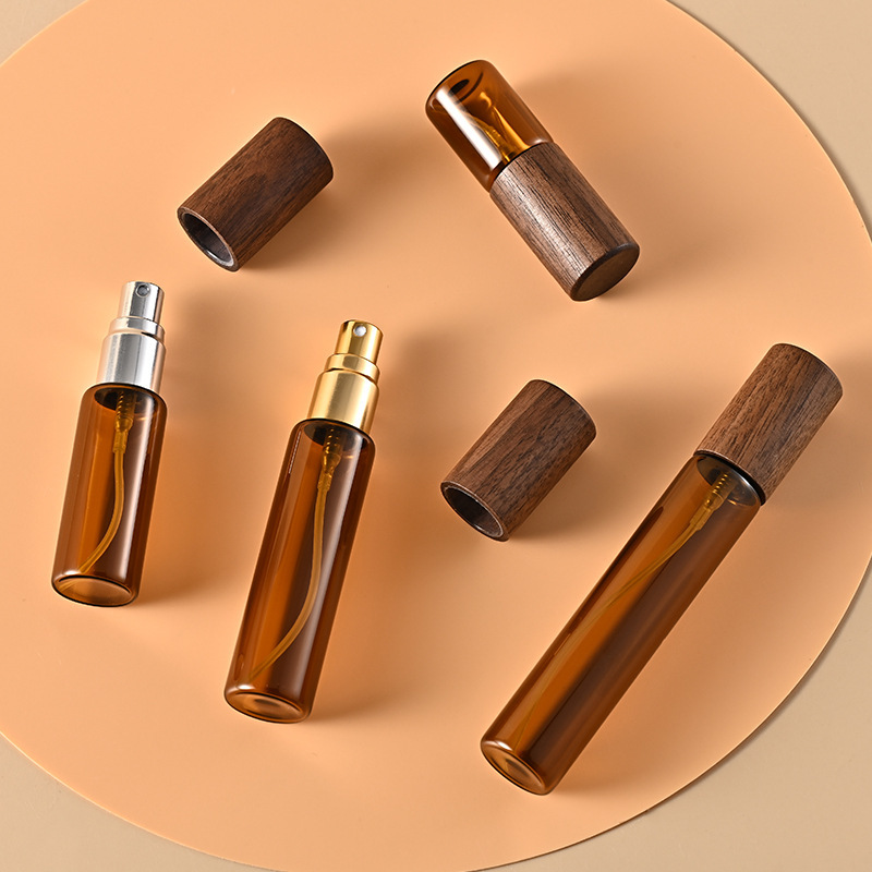 Luxury Skincare Packaging - Botol Semprot Kaca Bening Amber 5/10/15/20Ml