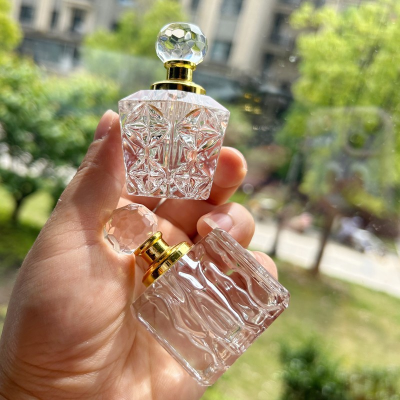 Luxury Skincare Packaging - Botol minyak esensial kristal antik Dekorasi