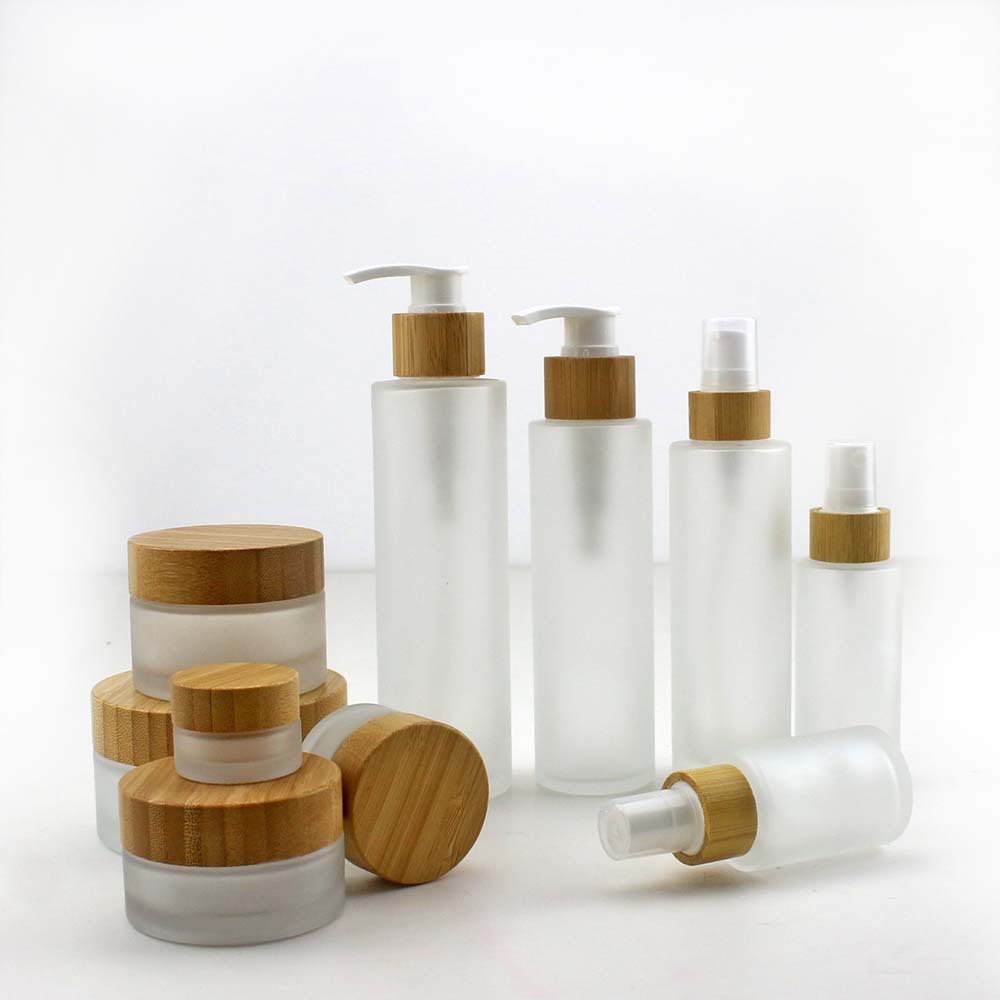 Botol Parfum Bambu Alami Kaca  - Luxury Skincare Packaging ulasan dan harga
